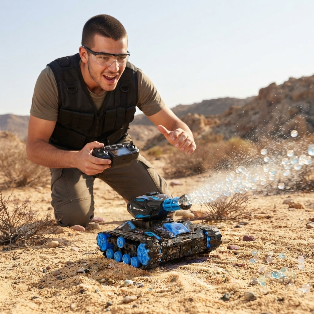 Carro Tanque disparador bolas hidrogel