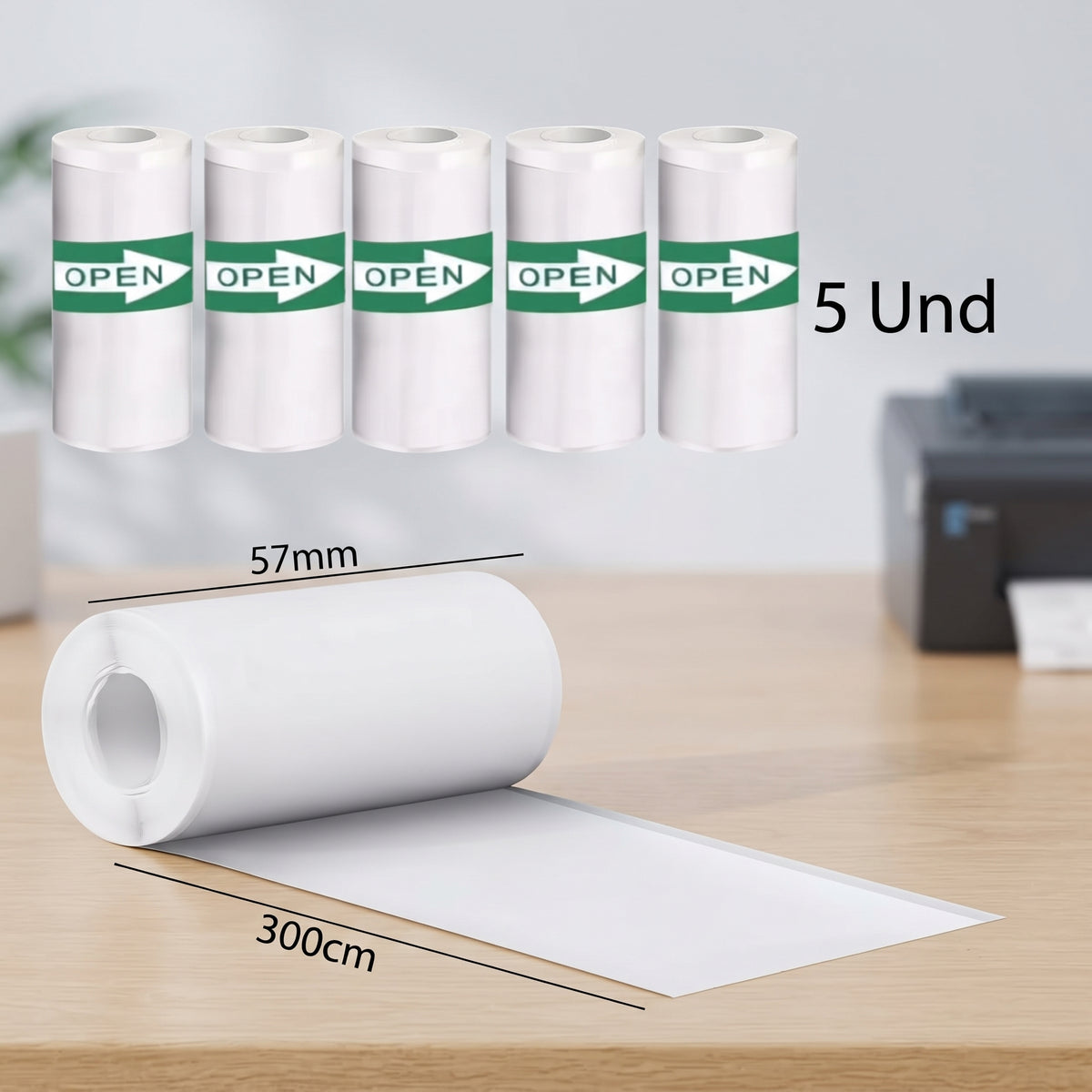 Papel de impresión autoadhesivo (REF: J25723-8)