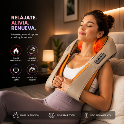 Masajeador Cuello Eléctrico (REF: MA-8821)