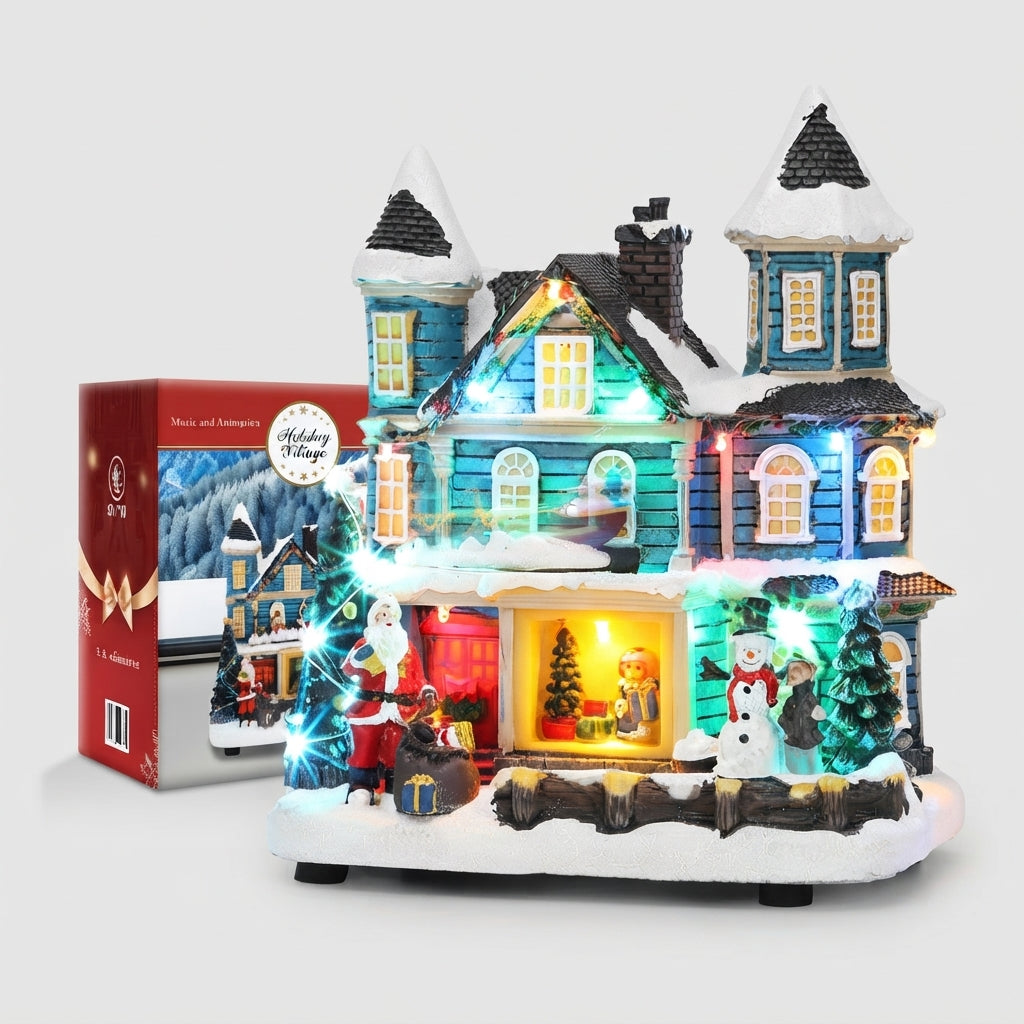 Adorno navideño casa (REF: J25323)