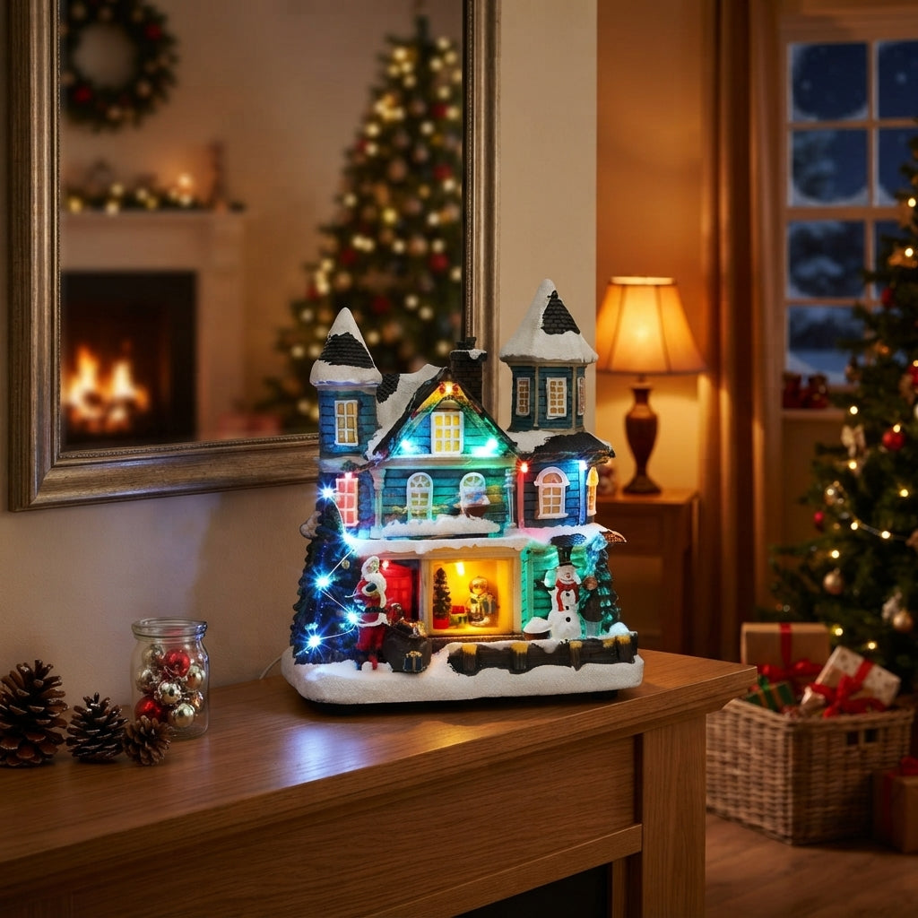 Adorno navideño casa (REF: J25323)