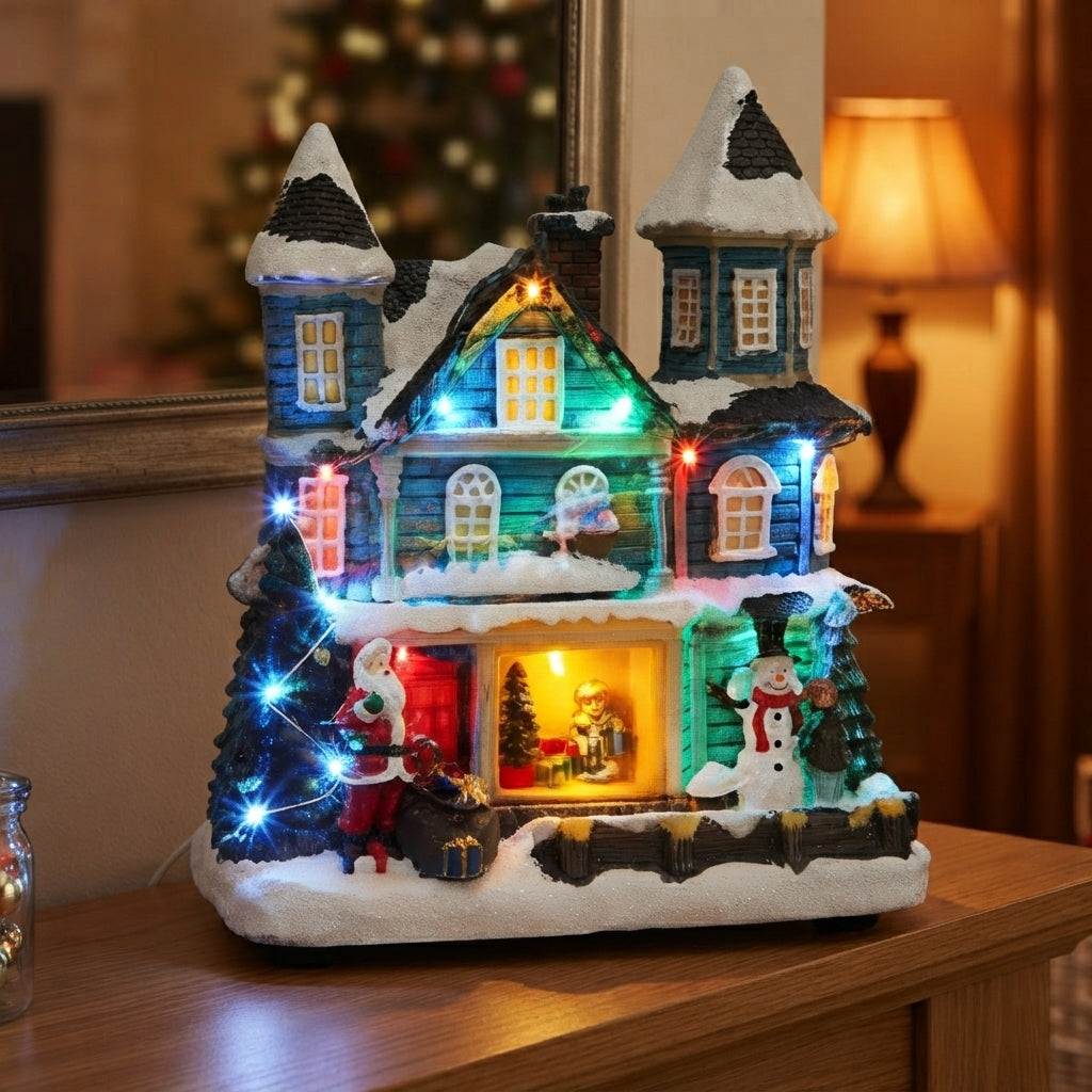 Adorno navideño casa (REF: J25323)