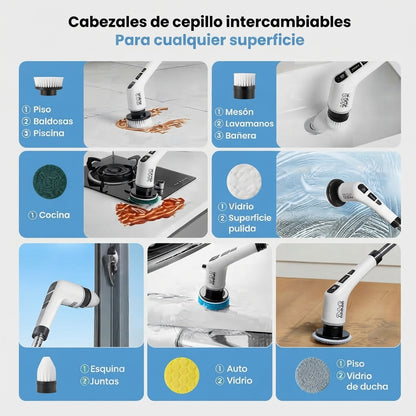 Cepillo de limpieza 9 en 1 (REF: J2553-101)