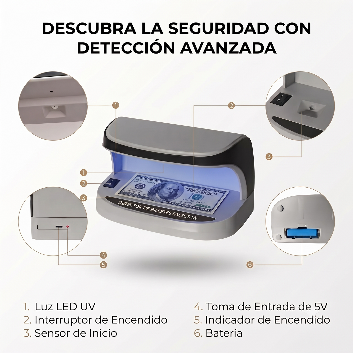 Detector de Billetes (REF: AL-09)