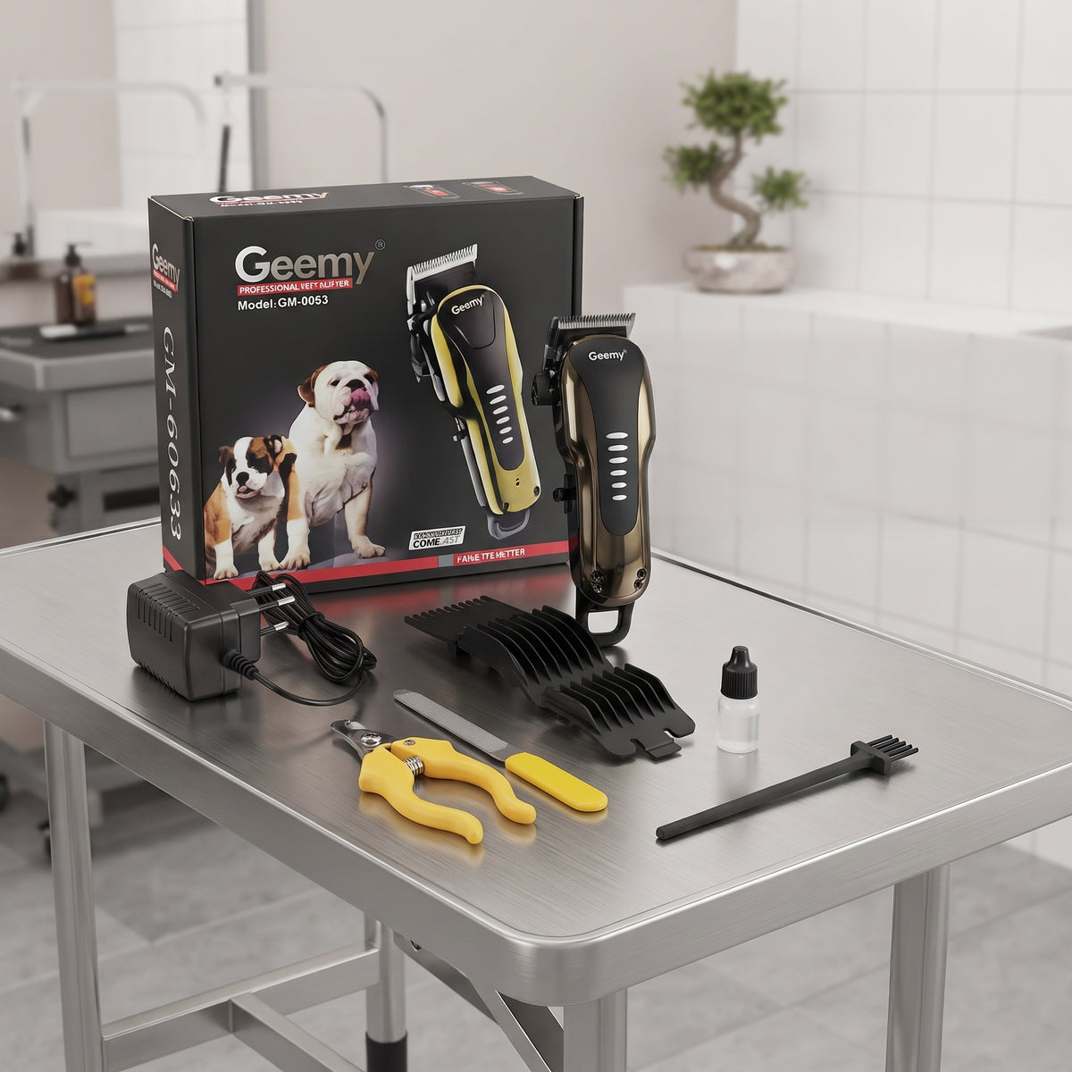 Maquina para motilar mascotas (REF: GM-6063)
