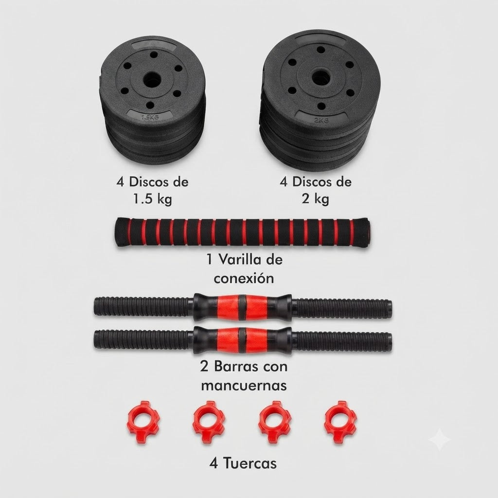 Kit de pesas de 15 kg (J92803)