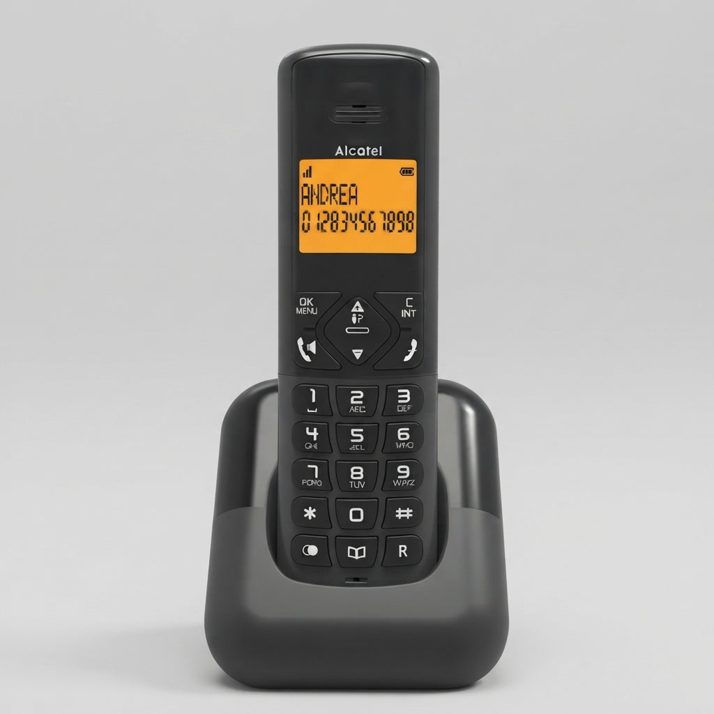 Telefono Alcatel Inalámbroco (REF: D610 LA NEGRO)