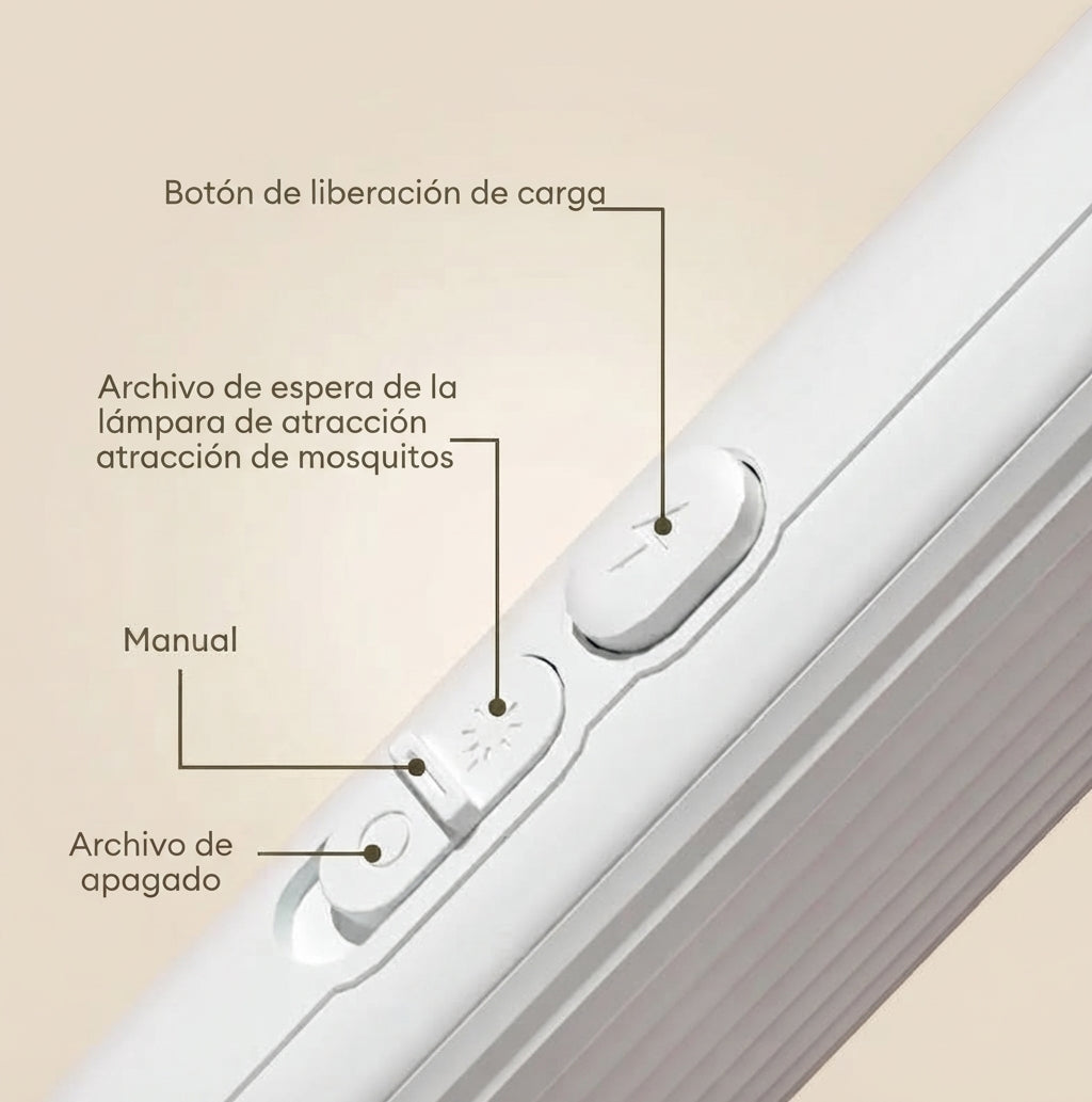 Matamoscas electrico - Raqueta (REF: J25221)